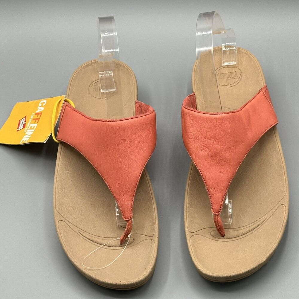 FitFlop Womens Sandals Lulu Leath Slip on Thong Sandals Women's 11 NWT